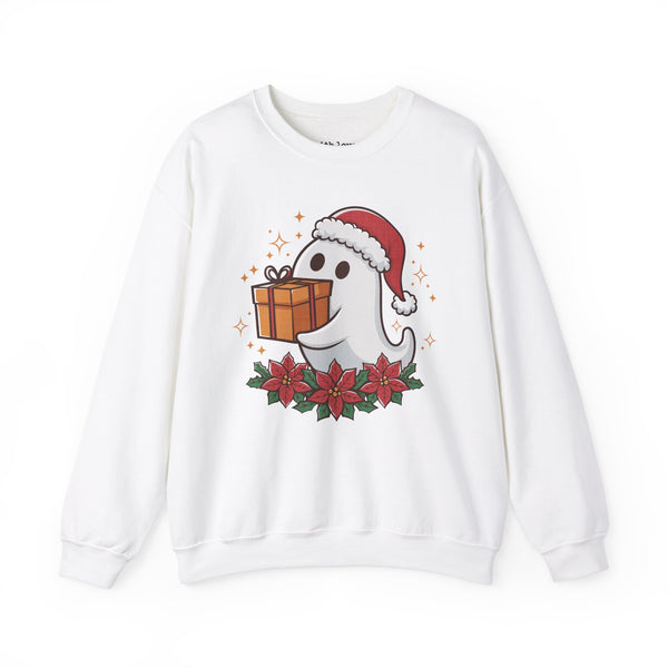 Christmas Ghost Unisex Heavy Blend Crewneck Sweatshirt