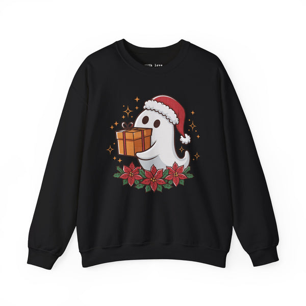 Christmas Ghost Unisex Heavy Blend Crewneck Sweatshirt