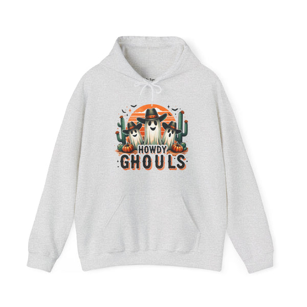 Howdy Ghouls Western Halloween Unisex Heavy Blend Hooded Sweatshirt