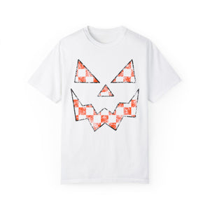 Jack O Lantern Pumpkin Face Halloween Comfort Colors Unisex Garment-Dyed T-shirt