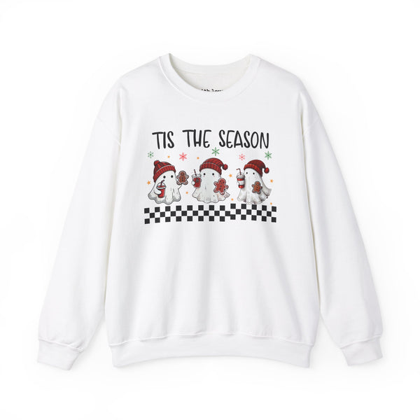 Tis the Season Christmas Ghosts Unisex Heavy Blend Crewneck Sweatshirt