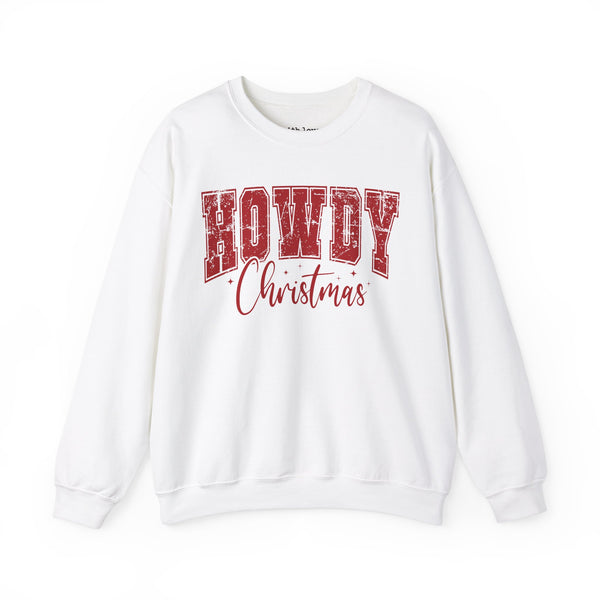 Howdy Christmas Unisex Heavy Blend Crewneck Sweatshirt