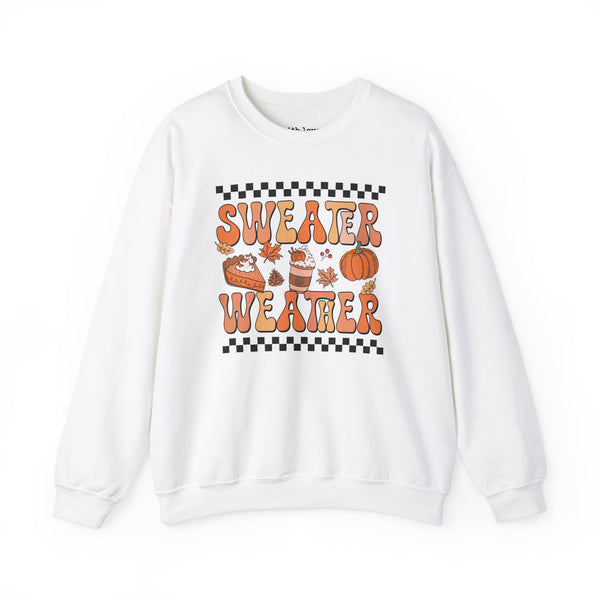 Sweater Weather Fall Unisex Heavy Blend Crewneck Sweatshirt