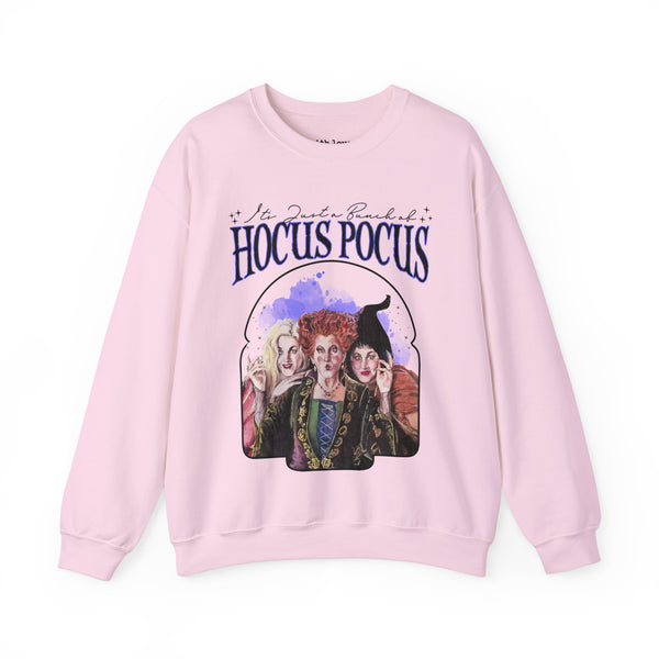 It’s Just a Bunch of Hocus Pocus Halloween Unisex Heavy Blend Crewneck Sweatshirt