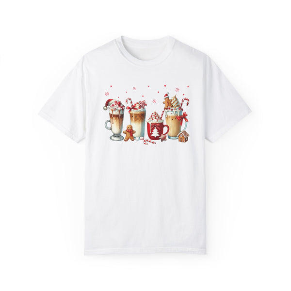 Christmas Coffee Comfort Colors Unisex Garment-Dyed T-shirt