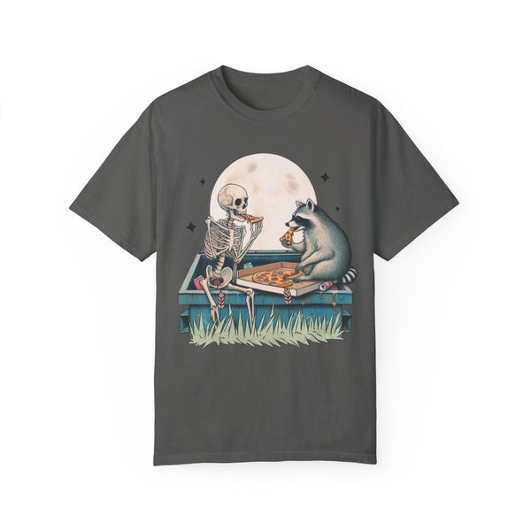 Pizza Raccoon Skeleton Comfort Colors Unisex Garment-Dyed T-shirt