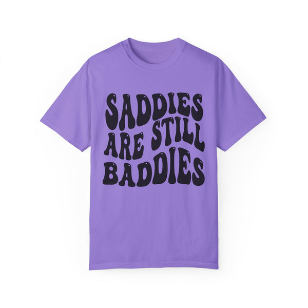 Saddies Are Still Baddies Mental Health Comfort Colors Unisex Garment-Dyed T-shirt