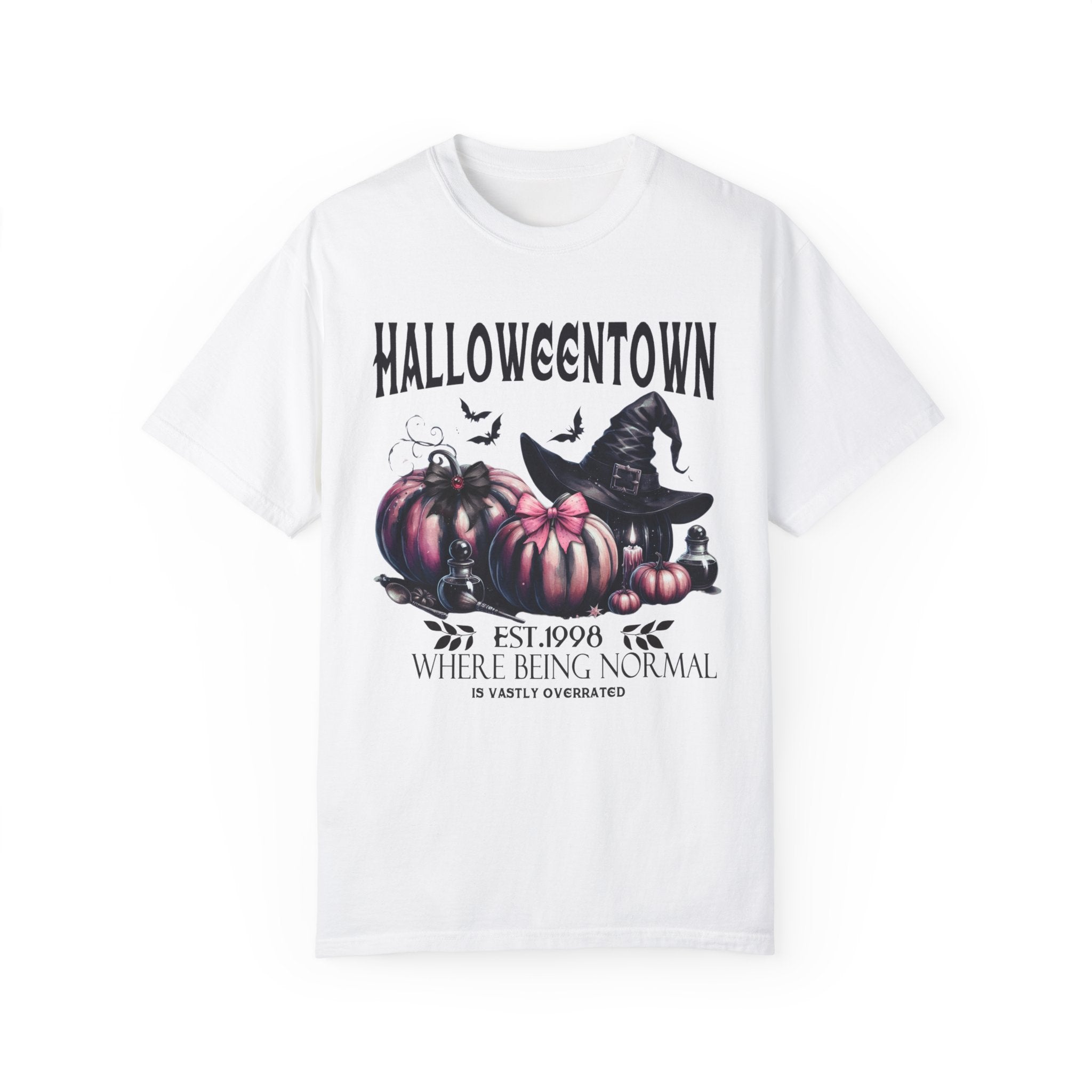 Halloween Town Vastly Overrated Pumpkins Comfort Colors Unisex Garment-Dyed T-shirt