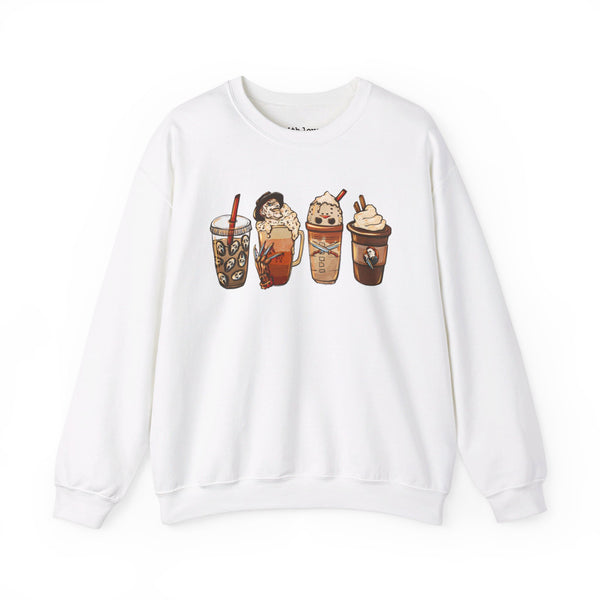 Halloween Movie Coffee Unisex Heavy Blend Crewneck Sweatshirt