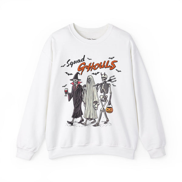 Squad Ghouls Halloween Unisex Heavy Blend Crewneck Sweatshirt