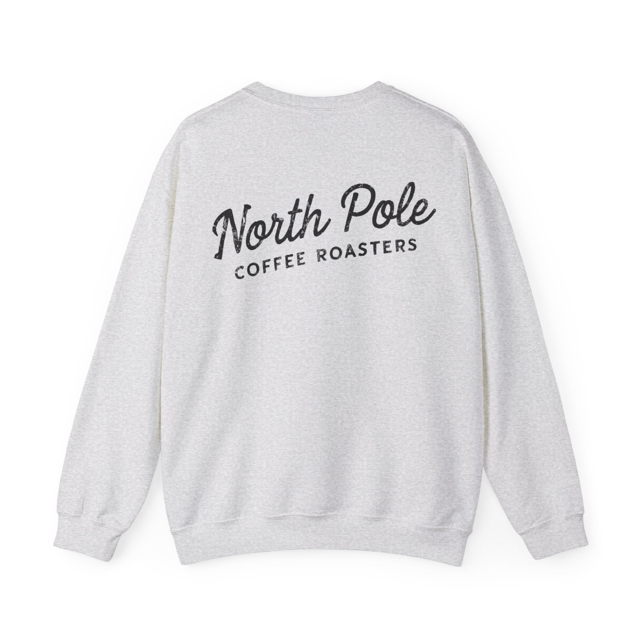 North Pole Coffee Roasters Christmas Skeleton Unisex Heavy Blend Crewneck Sweatshirt