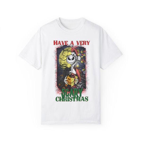 Have a Very Scary  Christmas Skeleton Comfort Colors Unisex Garment-Dyed T-shirt