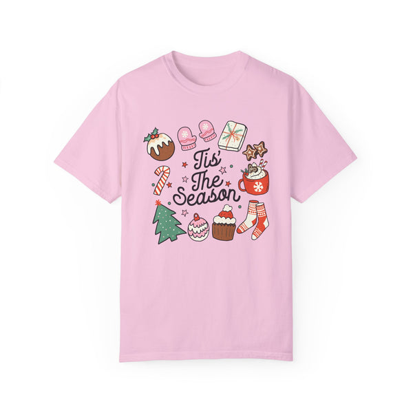 Tis the Season Christmas Things Comfort Colors Unisex Garment-Dyed T-shirt