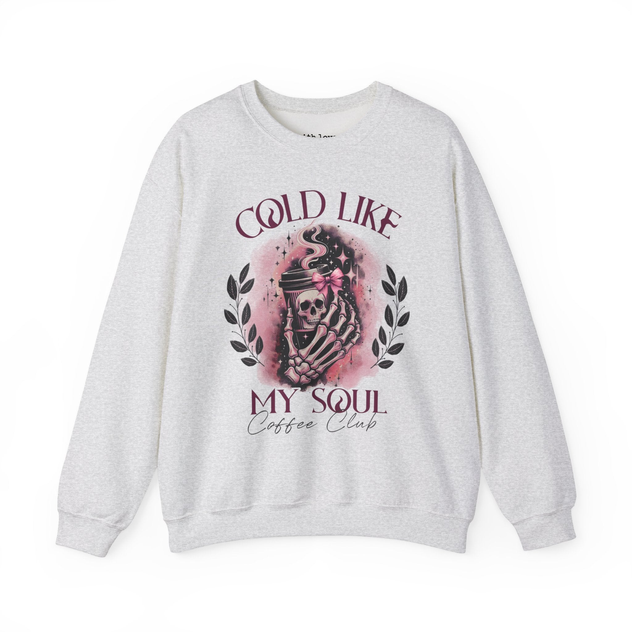 Cold Like My Soul Iced Coffee Club Unisex Heavy Blend Crewneck Sweatshirt