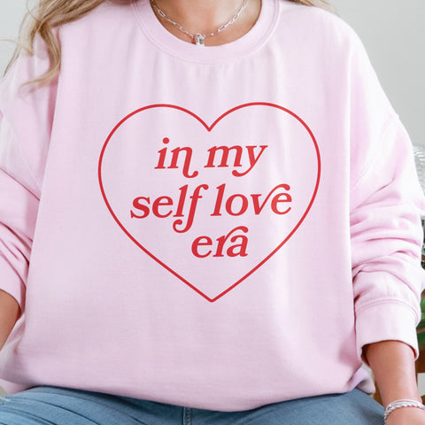 In My Self Love Era Unisex Heavy Blend Crewneck Sweatshirt