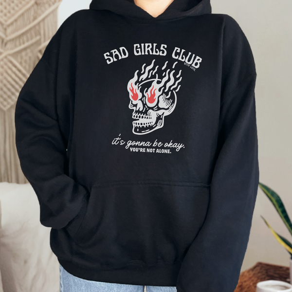 Sad Girls Club Mental Health Unisex Heavy Blend Hooded Sweatshirt