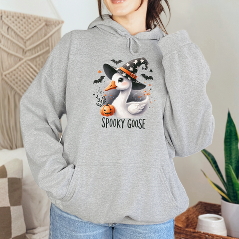Spooky Goose Halloween Unisex Heavy Blend Hooded Sweatshirt