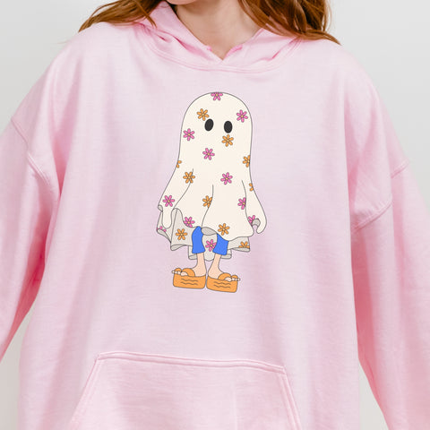 Lizzie the Ghost Unisex Heavy Blend Hooded Sweatshirt