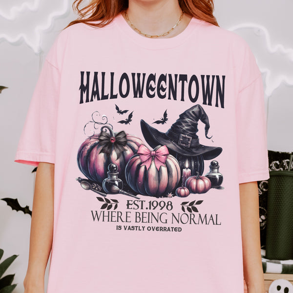 Halloween Town Vastly Overrated Pumpkins Comfort Colors Unisex Garment-Dyed T-shirt