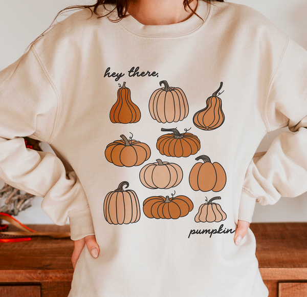 Hey There, Pumpkin Crewneck Sweatshirt
