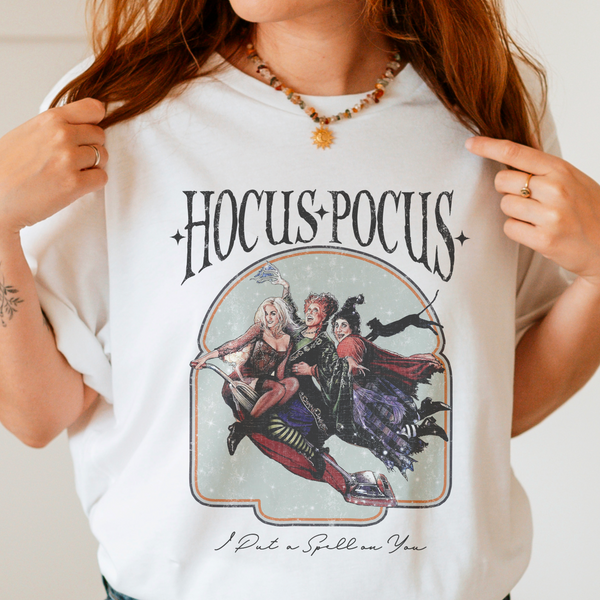 I Put a Spell on You Witch Halloween Graphic Tshirt