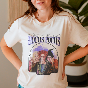 It's Just a Bunch of Hocus Pocus Witch Halloween Graphic Tshirt