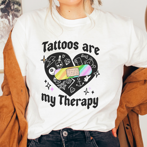 Tattoos Are My Therapy Graphic Tshirt