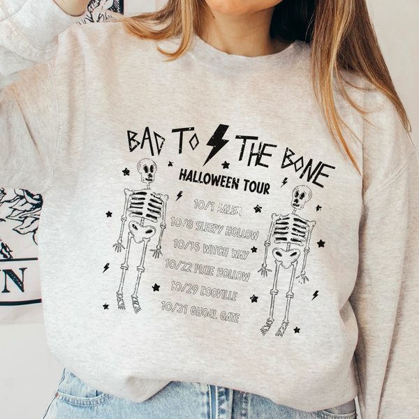 Bad to the Bone Halloween Tour Crewneck Sweatshirt