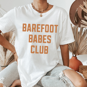 Barefoot Babes Club Graphic Tee