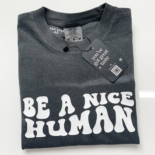 Be a Nice Human Graphic Tshirt