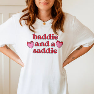 Baddie and a Saddie Mental Health Tshirt
